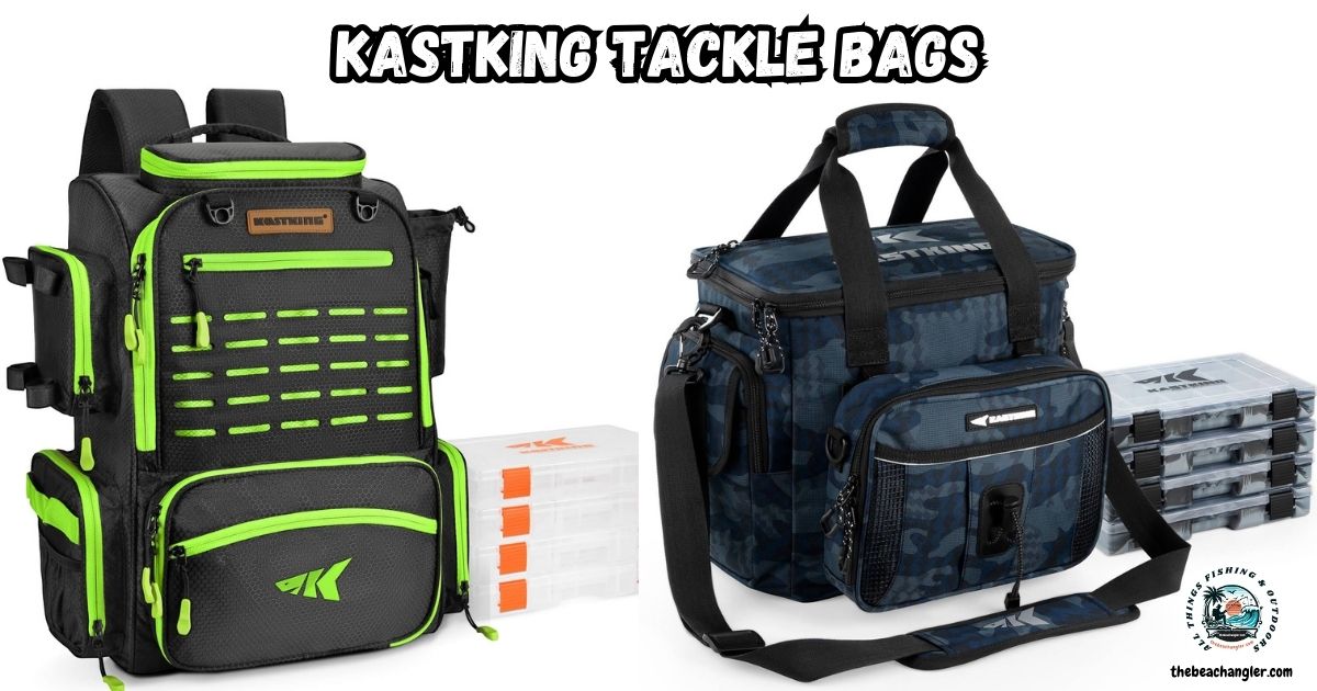 KastKing Tackle Bags featured image showing two different KastKing Tackle bag models.